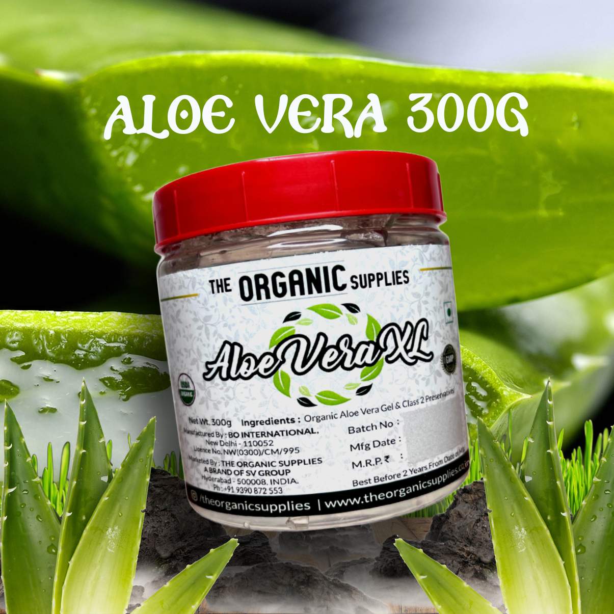 Aloevera Pure Gel 300 Gm